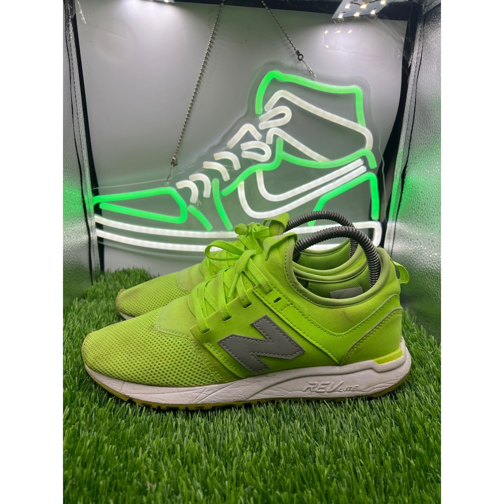 New Balance 247 Revlite Women's Neon Green Athletic Running‎ Shoes Sneakers Sz 8